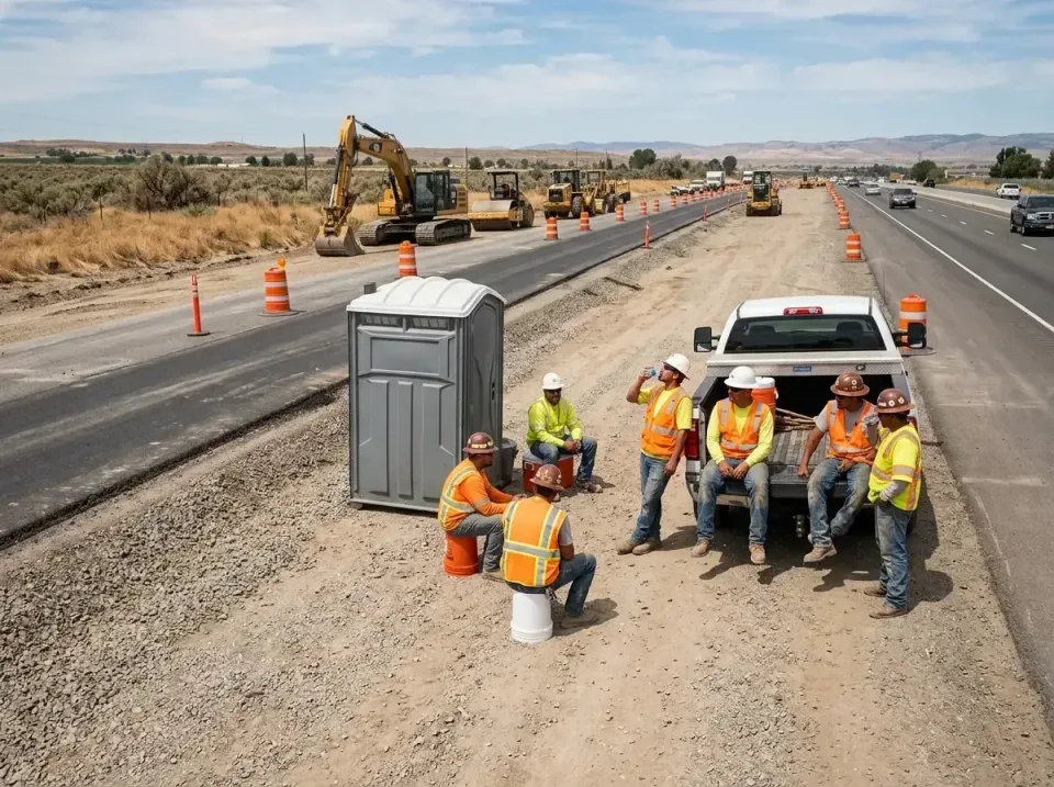 highway-road-construction-crew-007 — frequently asked questions, Porta Potty and Restroom Rentals in Cumberland, WI